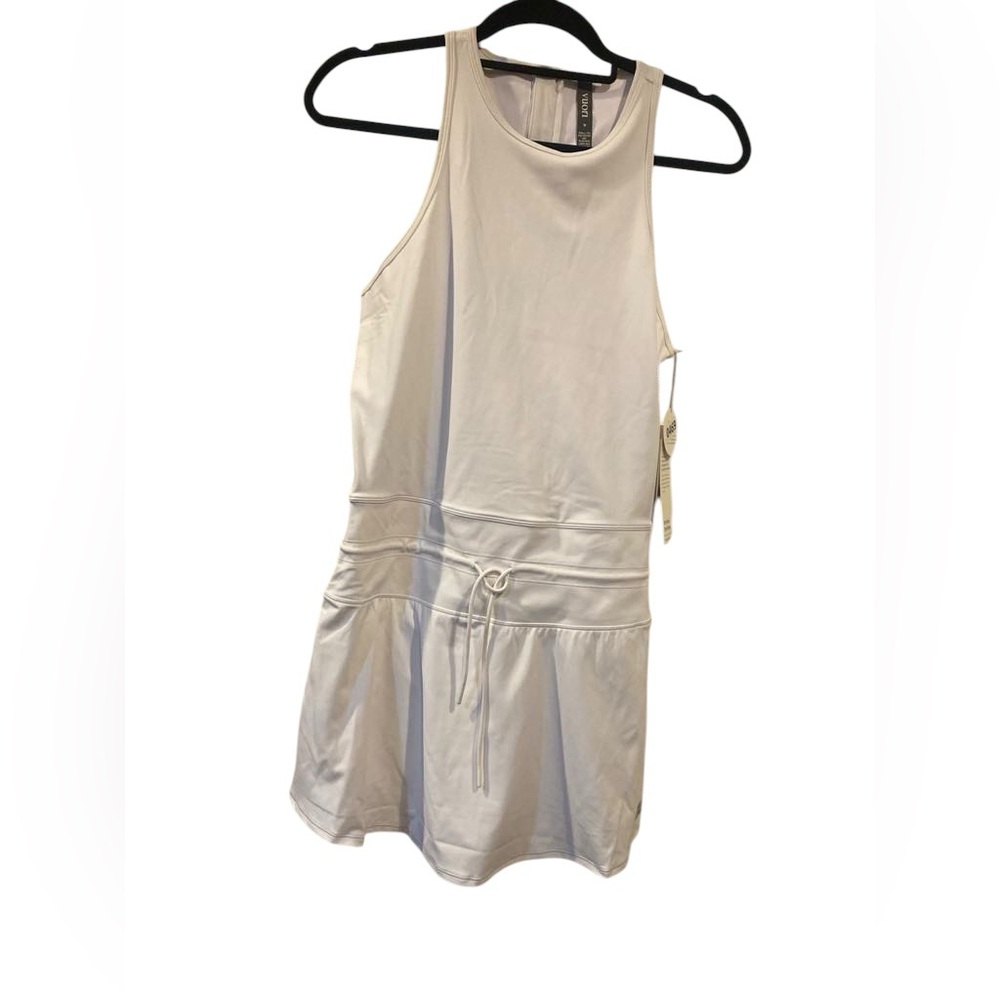 NWT Vuori daily tennis dress WHITE Size: M